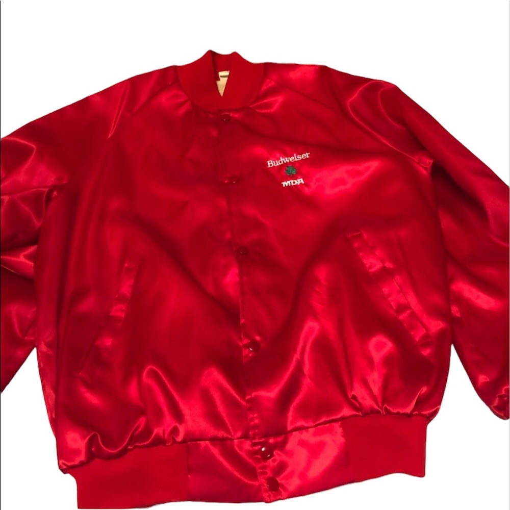 VTG west ark classic Y2k satin bomber USA varsity jacket